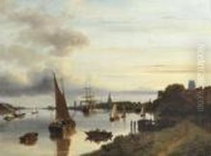 A Busy Day On The River, Dordrecht