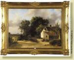 Jeux Denfants Derriere La Ferme by Nicholas Jan Roosenboom