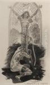 L'amante Du Christ by Felicien Rops