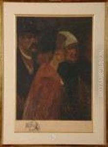 Personnages by Felicien Rops