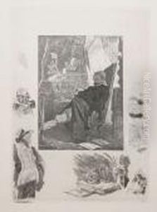 Le Dernier Des Romantiques by Felicien Rops