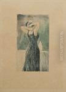 La Toilette by Felicien Rops