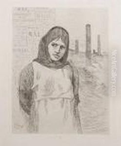 'la Greve' by Felicien Rops