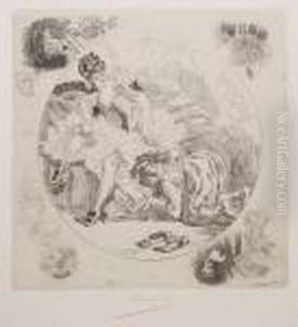 'question D'orient' by Felicien Rops