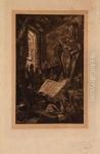 L'incantation by Felicien Rops