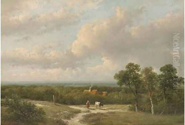 A panoramic landscape in summer - view 1