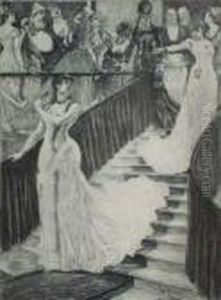 L'attrapade by Felicien Rops
