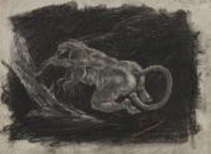 Ohne Titel. by Felicien Rops