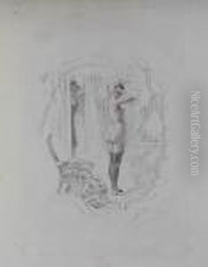 Le Voyeur by Felicien Rops