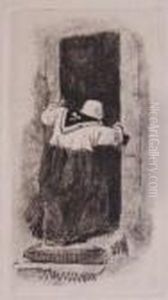 Tres Vieille by Felicien Rops