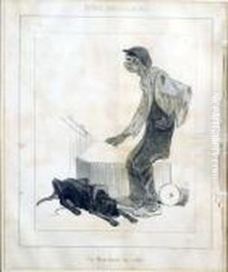 Le Marchand De Sable. by Felicien Rops