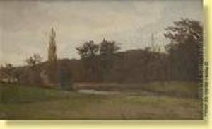 Paysage Avec Etang