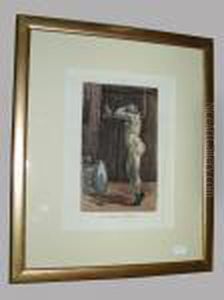 La Femme Au Trapeze by Felicien Rops