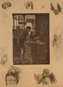juif Et Chretien by Felicien Rops