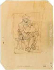 L'oracle Du Hameau by Felicien Rops