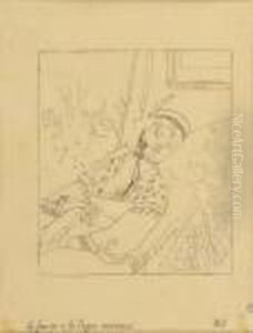 La Femme A La Toque Ecossaise