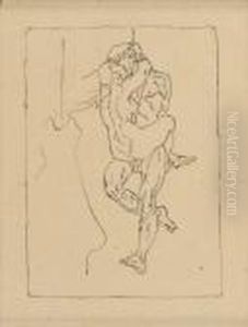 Le Pendu by Felicien Rops