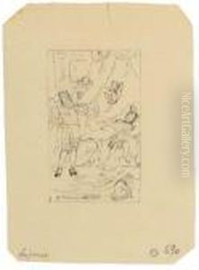 Lupanie by Felicien Rops