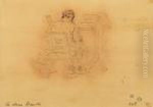 La Dame Blanche by Felicien Rops