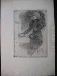 Une Pianiste Shaker by Felicien Rops