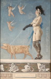 Pornokrates by Felicien Rops