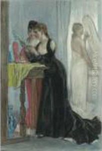 Curiosite - Comparaison by Felicien Rops