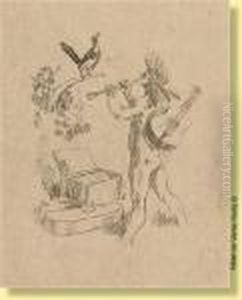Orphee by Felicien Rops
