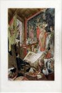 [l'incantation] by Felicien Rops