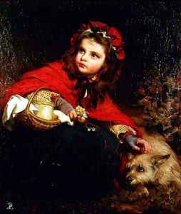 Little Red Riding Hood by James Sant