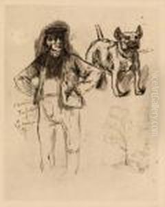 Compagnons De Box by Felicien Rops