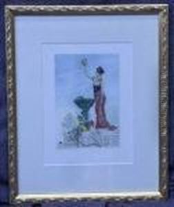 la Femme Au Pantin by Felicien Rops