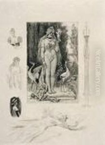 Un Document Sur L'impuissance D'aimer. by Felicien Rops