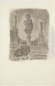 L'idole (les Sataniques) by Felicien Rops
