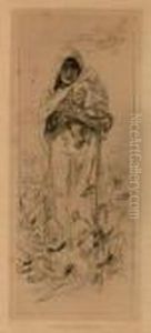 Rops. - <dans La Pusta> by Felicien Rops
