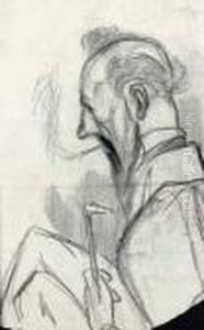 Recto: Un Fumeur Triste by Felicien Rops