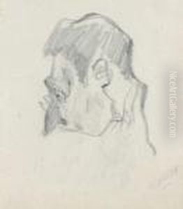Portrait Presume De Karski by Felicien Rops