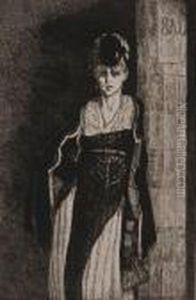 The Absinthe Drinker by Felicien Rops