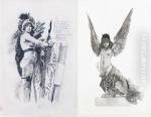 Untitled; Untitled by Felicien Rops