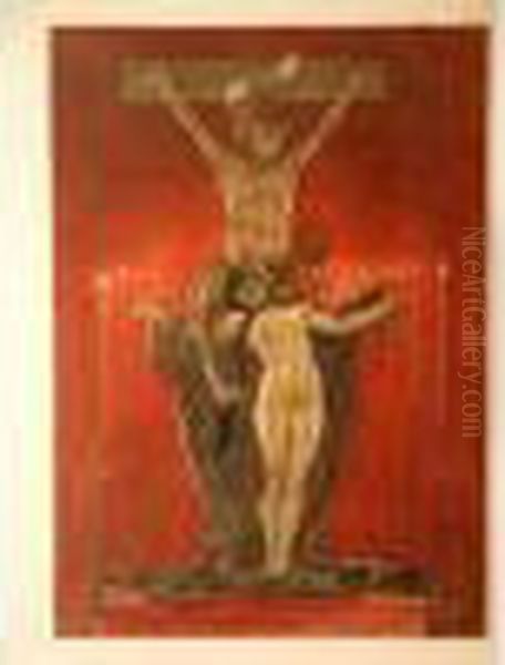 Felicien Rops, Grave Par Bertrand. - Lecalvaire. - view 1