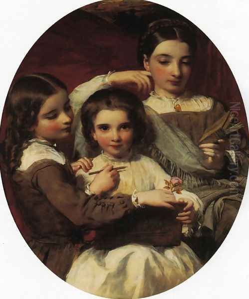 Portrait of the Russell Sisters by James Sant
