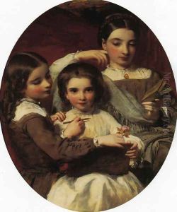 Portrait of the Russell Sisters by James Sant