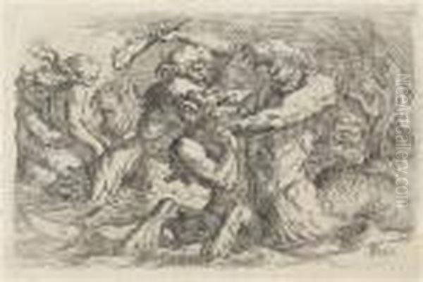 Battling Tritons - view 1