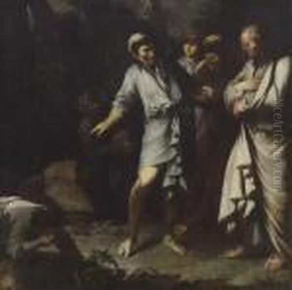 Diogenes Wirft Die Trinkschale Weg - view 1