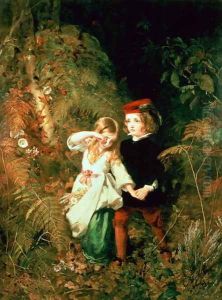 Children in the Wood by James Sant