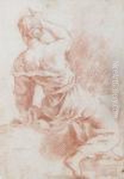 Femme Assise Vue De Dos - view 1