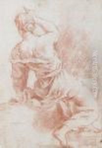 Femme Assise Vue De Dos