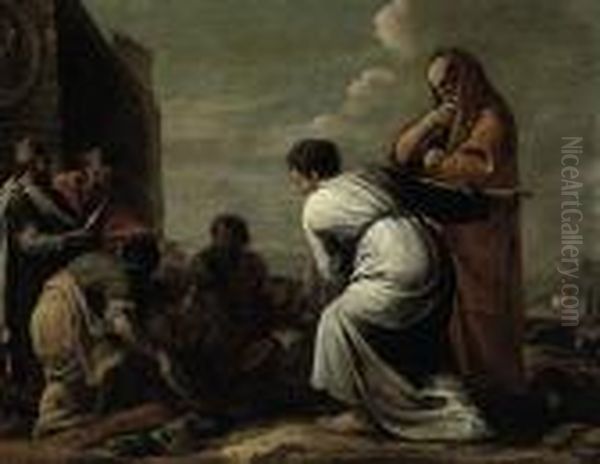 Tobit Burying The Dead - view 1