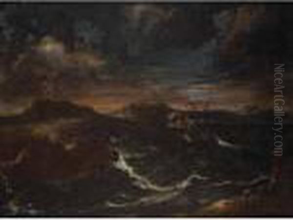 Stormy Seascape - view 1