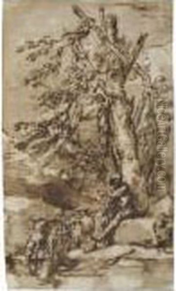Jacob Watering Laban's Flock - view 1
