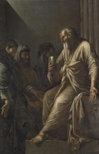 The Death Of Socrates by Salvator Rosa